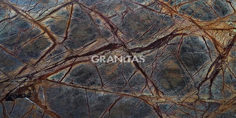 granit rain forest brown mutfak tezgah modeli